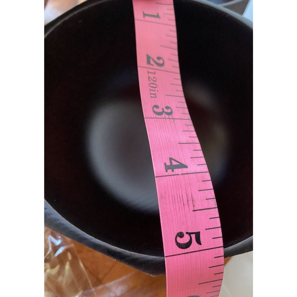 Acacia Wood Footed Rice Soup 4 Bowls Owl And Cat Graphics W/2 Small Spoons - Picture 4 of 12